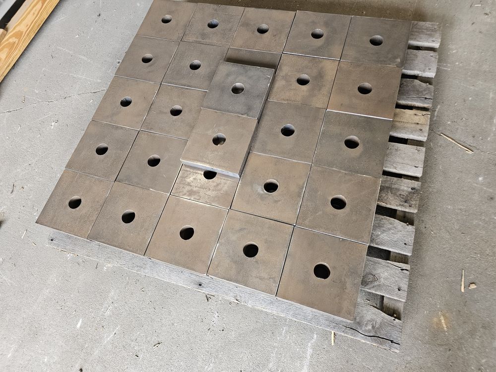 Embed plates, plate washers & weldments